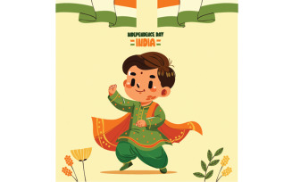 Illustration for India Independence Day Holiday