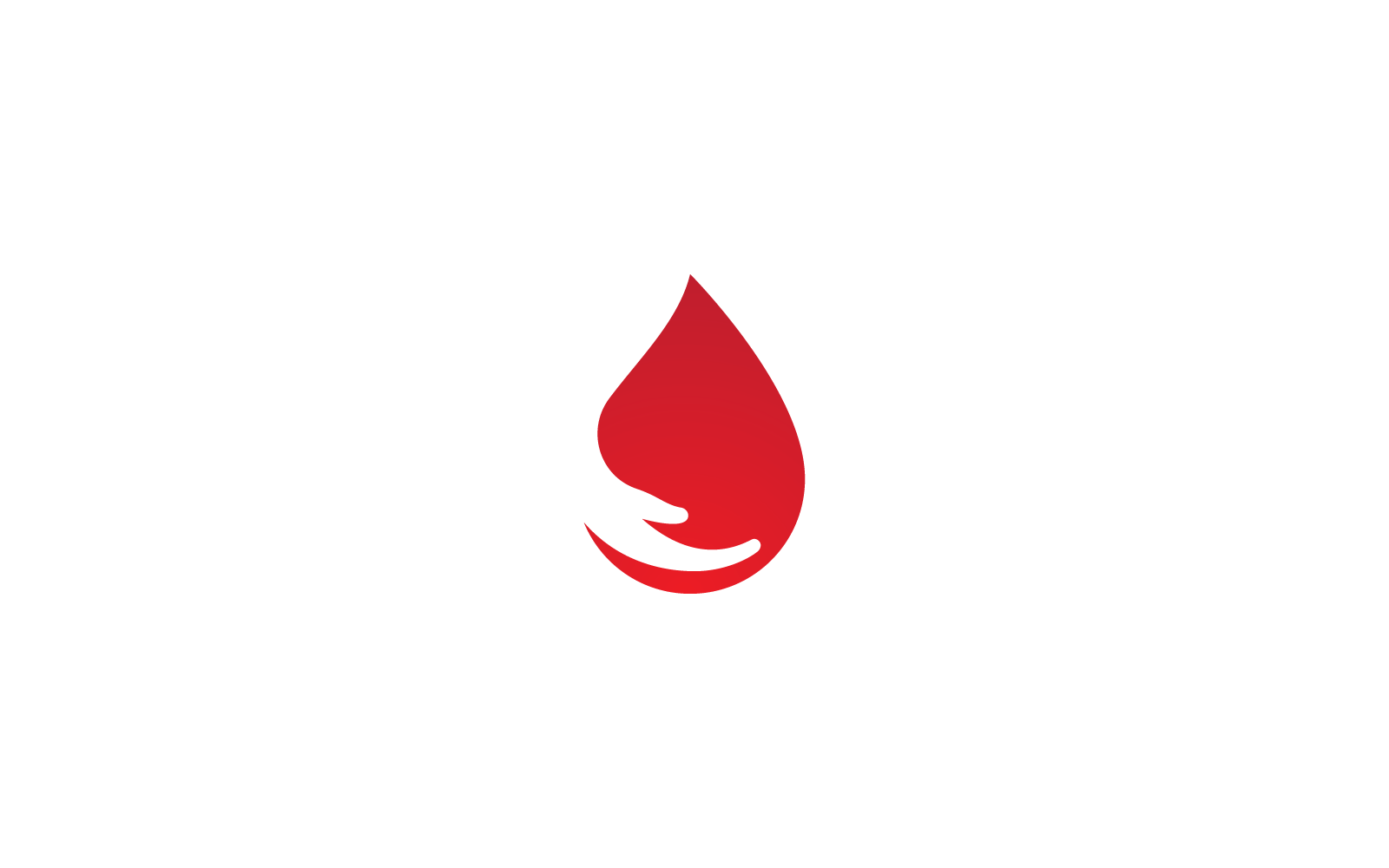 Blood donor ilustration logo icon template