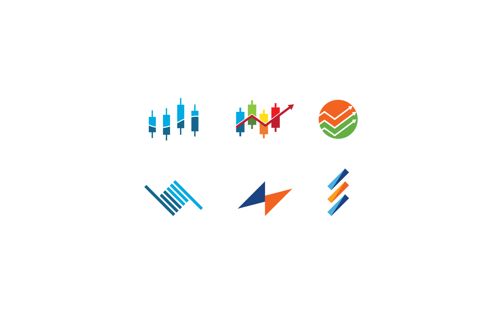 Business Trading logo illustration design