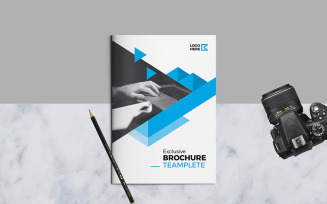 Corporate brochure template with INDD