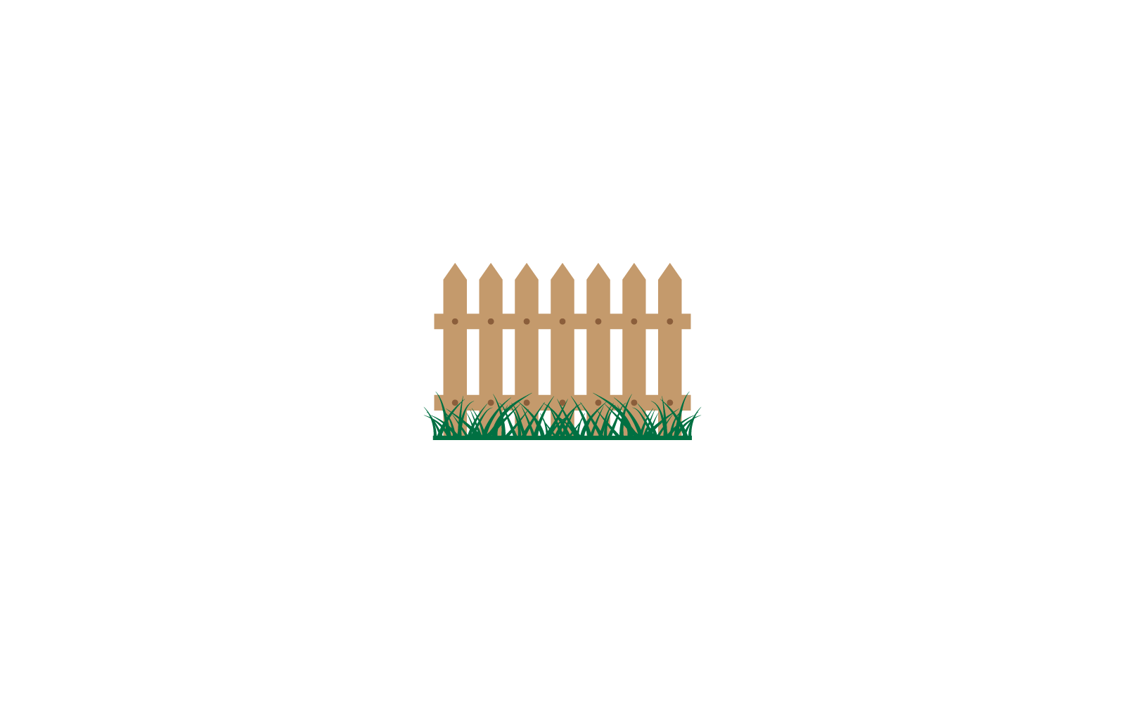 Fence logo icon illustration flat design