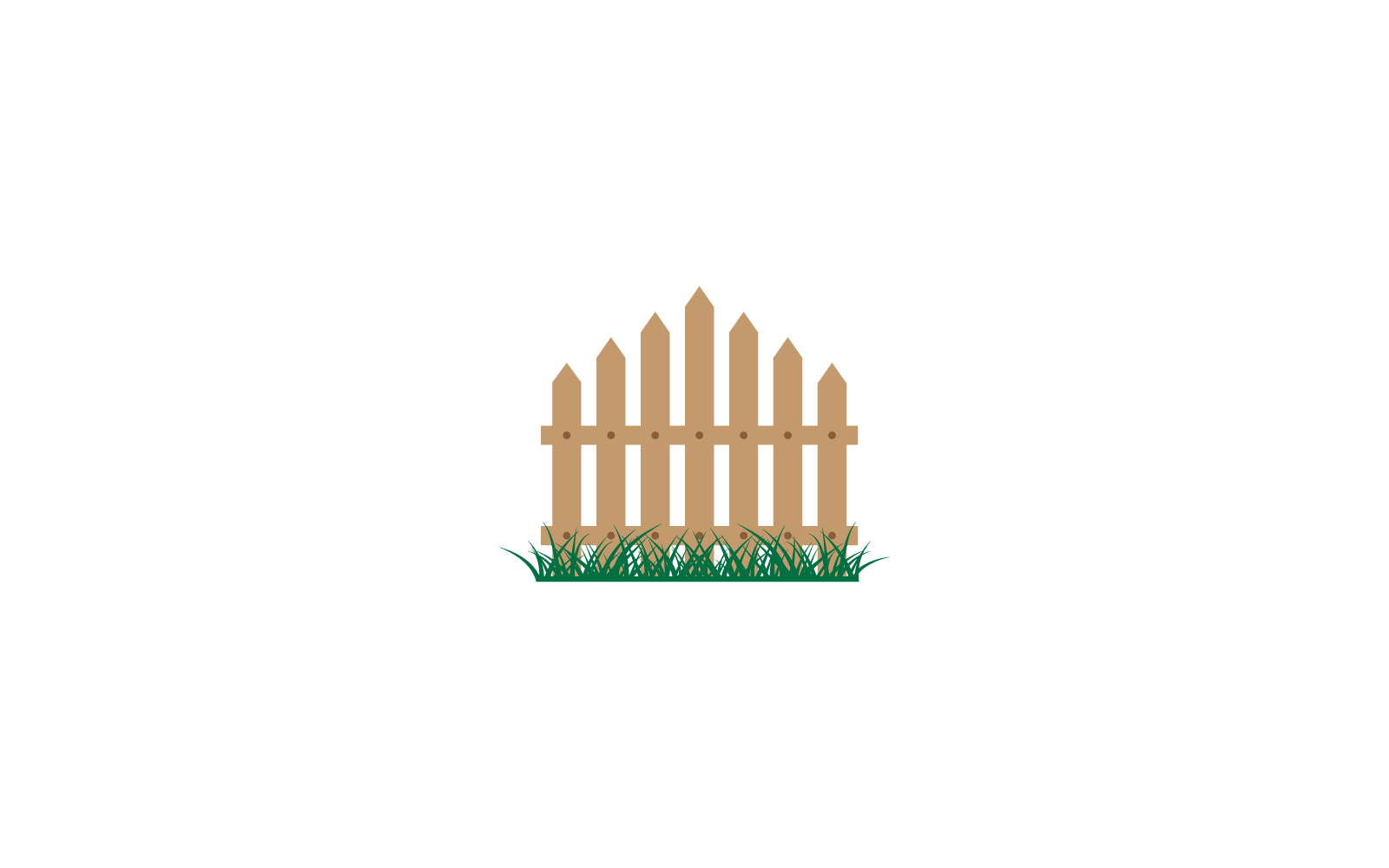 Fence logo icon vector illustration design template