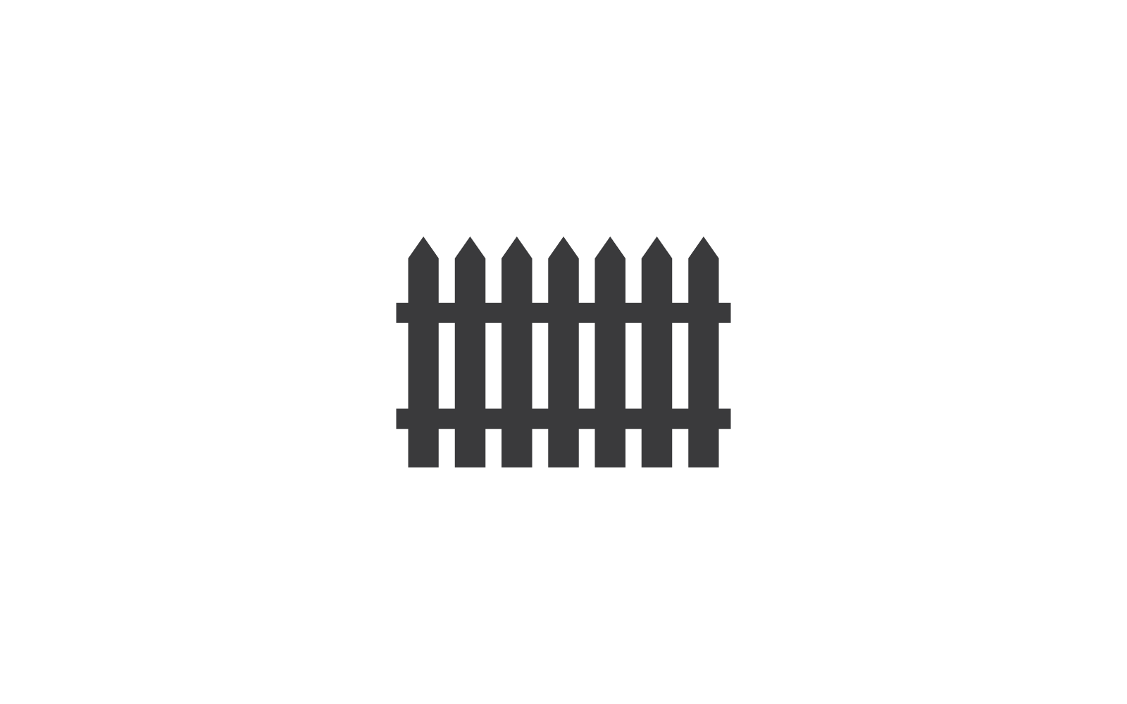 Fence logo icon vector illustration design