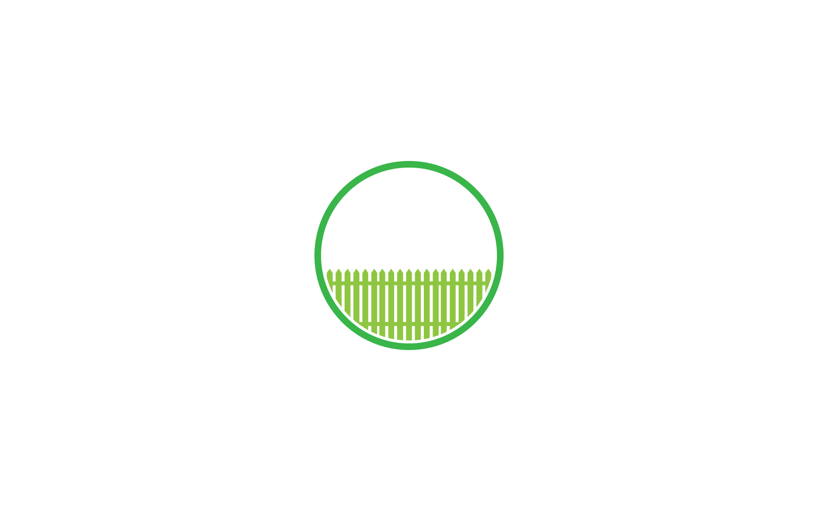 Fence logo vector illustration flat design