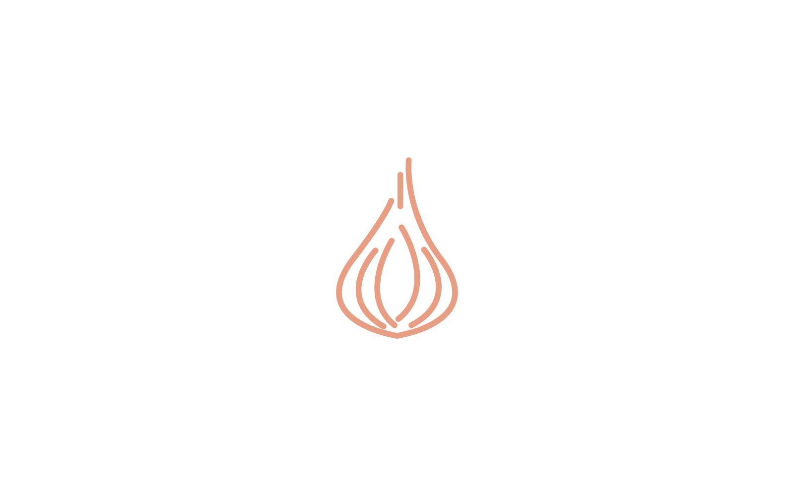 Garlic logo illustration icon vector design