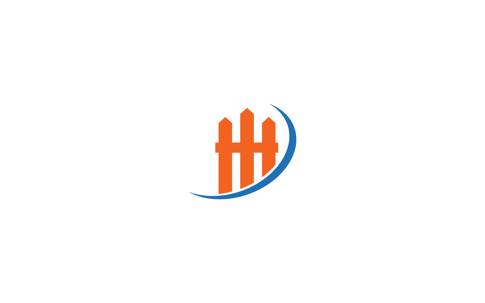 Illustration de clôture logo vector design plat