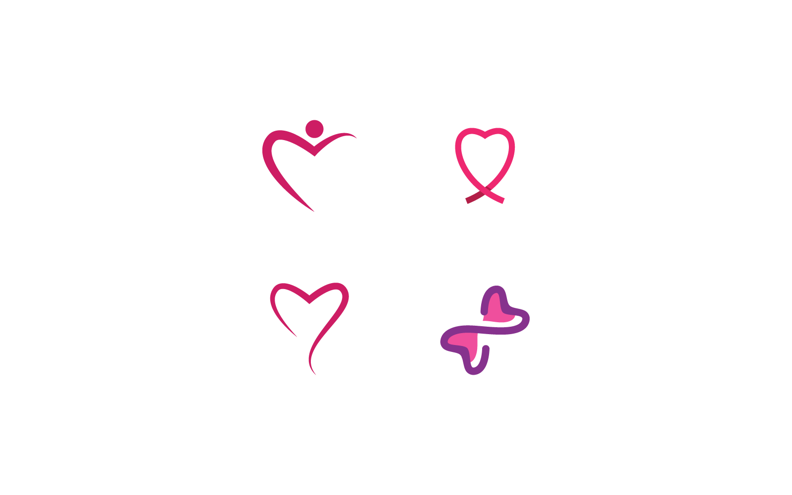 Love icon illustration design logo Template