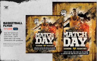 Basketball Match Day Flyer