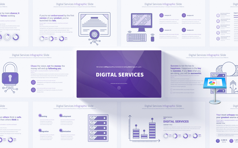 Comprehensive Digital Services Keynote Infographic Template Keynote Template