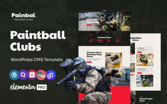 Painbal - Paintball Club Multipurpose WordPress Elementor Theme