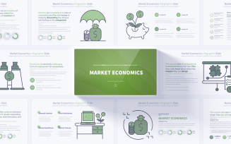 Professional Market Economics PowerPoint Infographic Slides