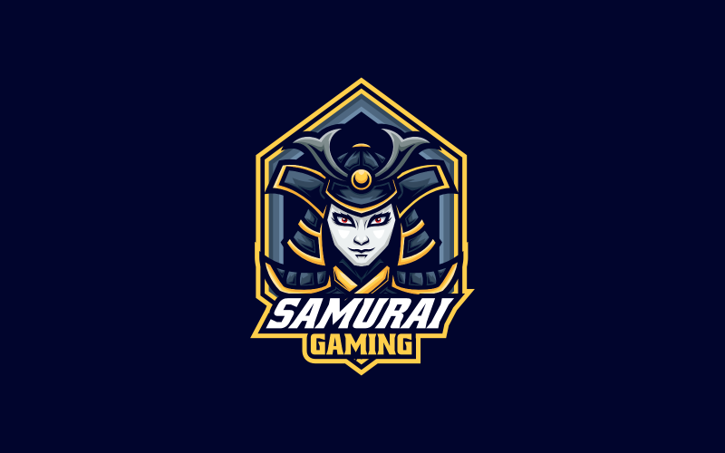 Samurai E- Sport and Sport Logo 2 Logo Template