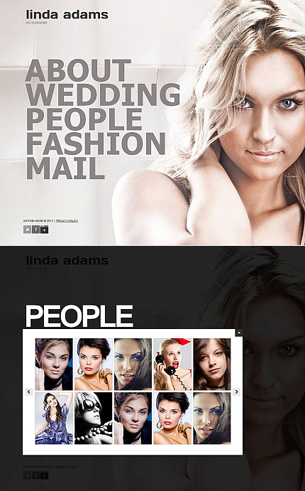 Photographer Portfolio Photo Gallery Template MotoCMS