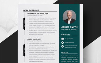 Creative Resume / Elegant Resume Template Design