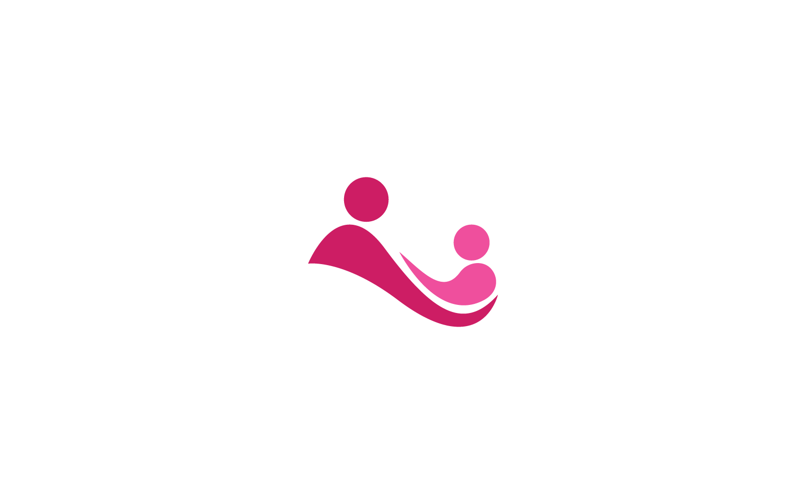 Comunità di adozione, rete e logo sociale vettoriale