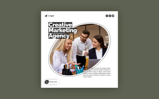 Free Marketing Agency Social Media Post Template 3