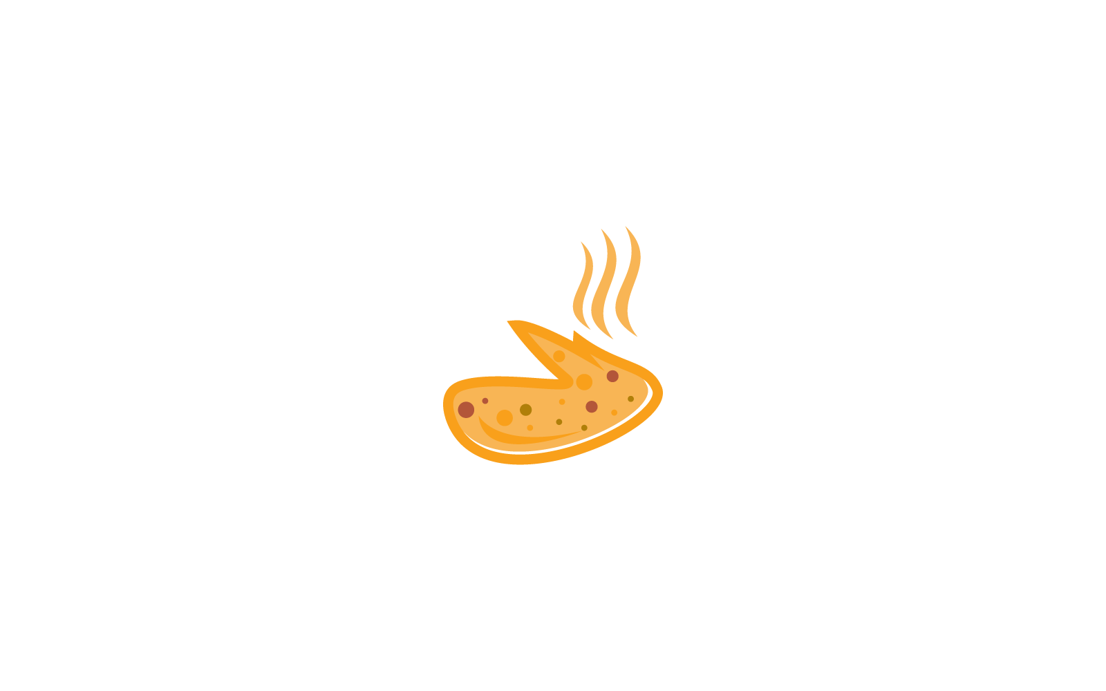 Fried chicken vector design illustration icon