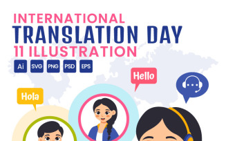 11 International Translation Day Illustration