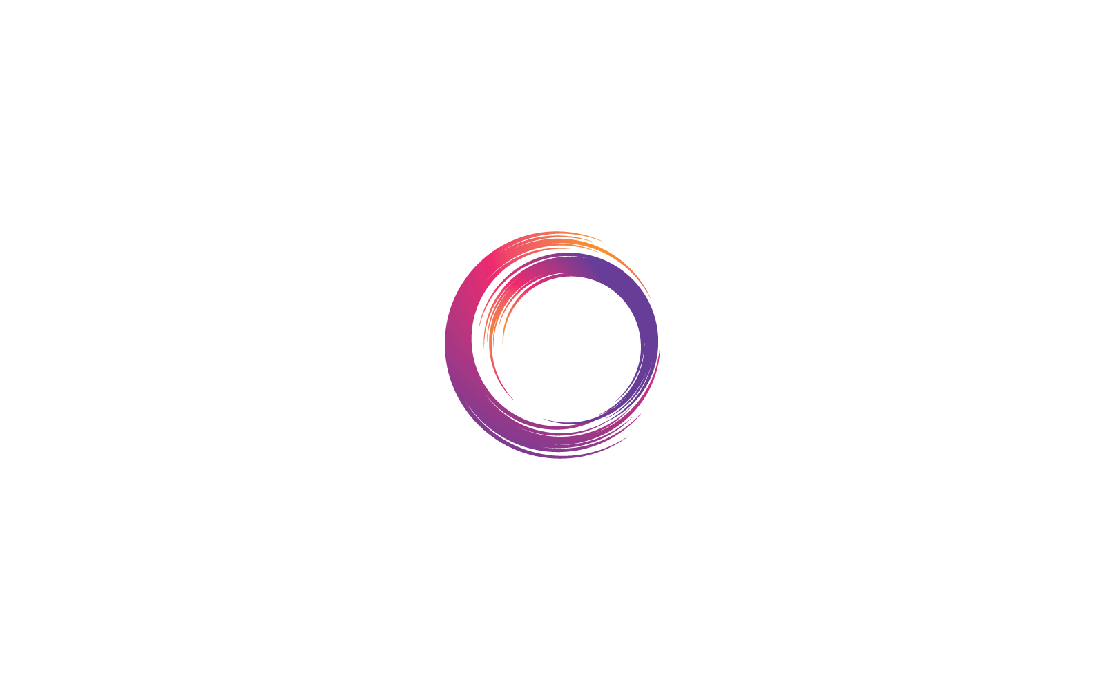 Ilustracja wektorowa projektu logo magicznego okręgu wirowego