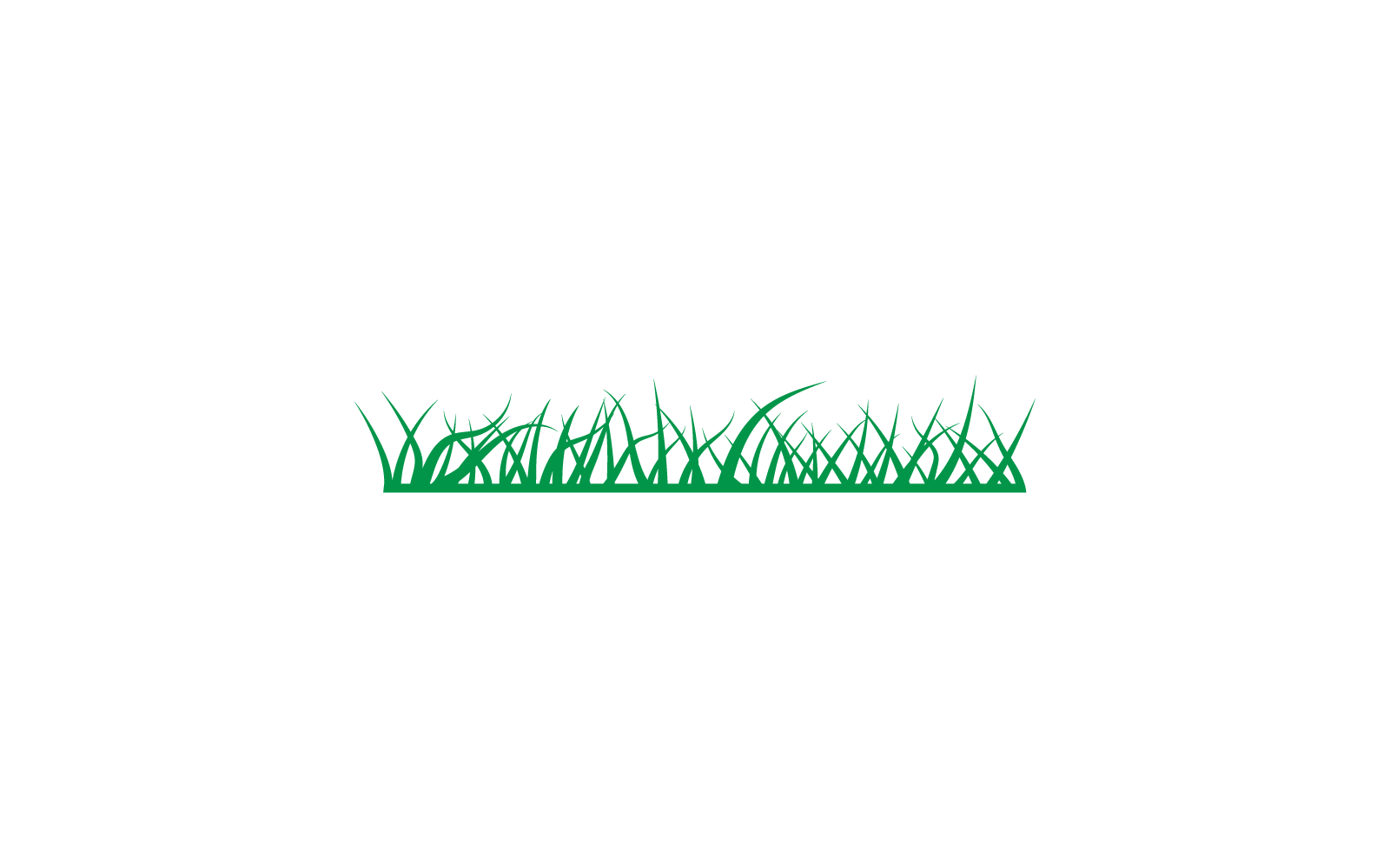 Natural Grass icon vector flat design Logo Template