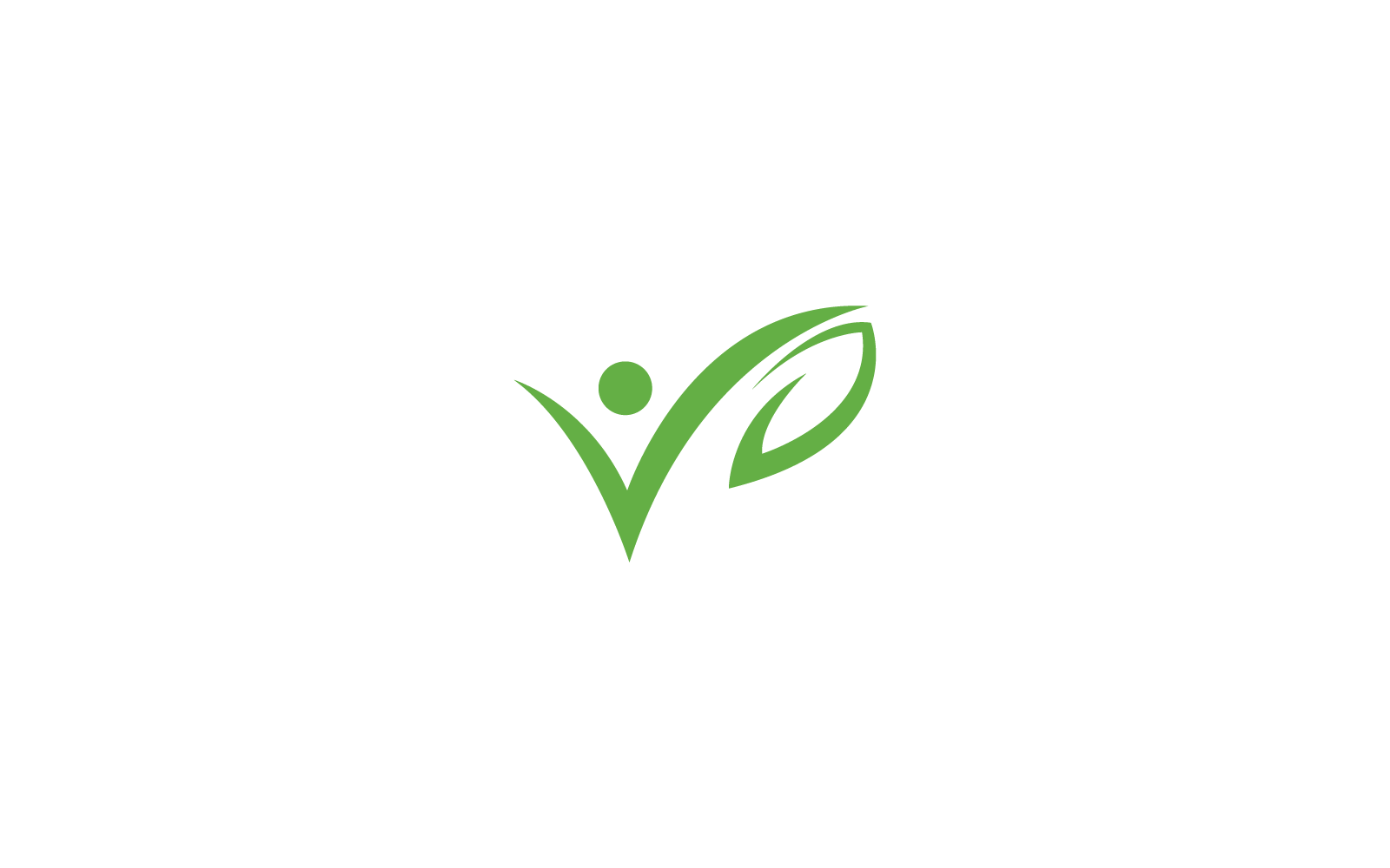 Green leaf logo ecology vector illustration icon