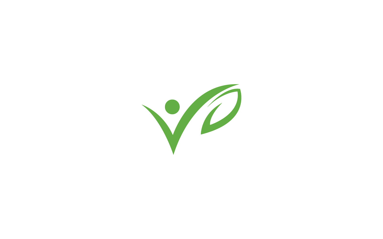 Illustrazione vettoriale dell&amp;#39;icona del logo della foglia verde ecologia