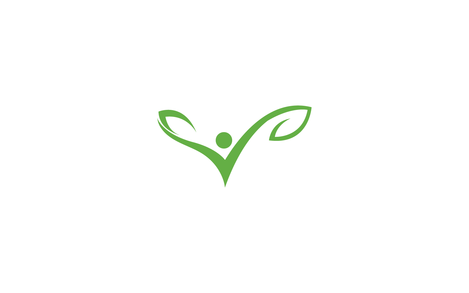 Zielona ikona logo liścia wektor ilustracja