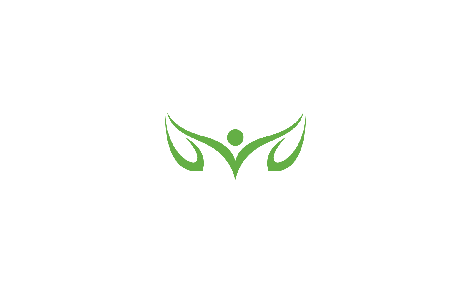 Zielony liść logo wektor element natury ikona