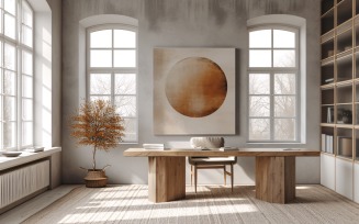 Minimalist Design with Desk & Frame 166