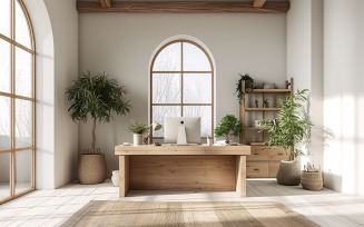 Minimalist Scandinavian Interior Home Office 96