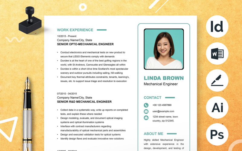 Clean Resume Template Word