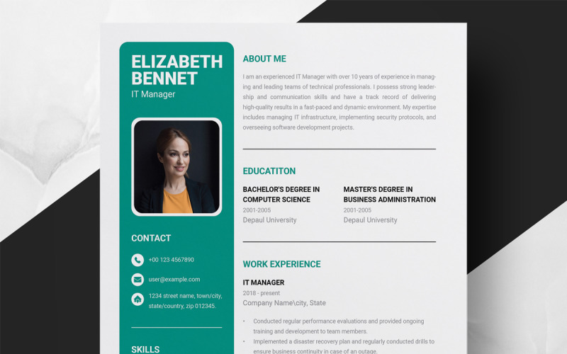 Creative Resume | Modern Resume Template Layout