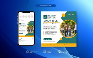 Design Your Study Abroad Campaign with This PSD Template