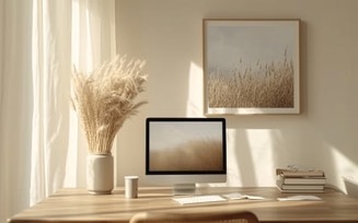 Minimalist Design with Desk & Frame 183