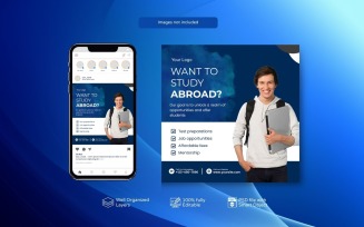 PSD Minimal Study Abroad Promo Template