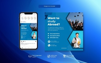 Study Abroad Promo Made Easy with This PSD Template