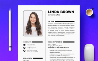 Clean Resume Template CV Design