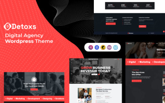 Detoxs - Creative Digital Agency Theme Wordpress Theme