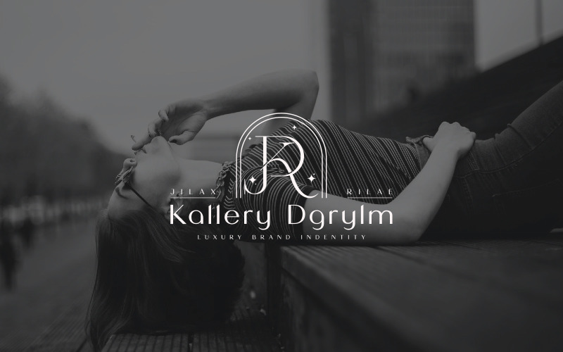 This is JKRD or JKR or KR logo Design Logo Template