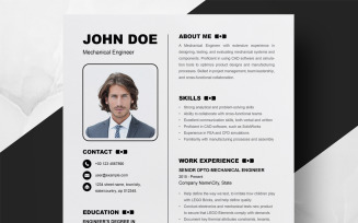 4 Pages Clean CV Template Word