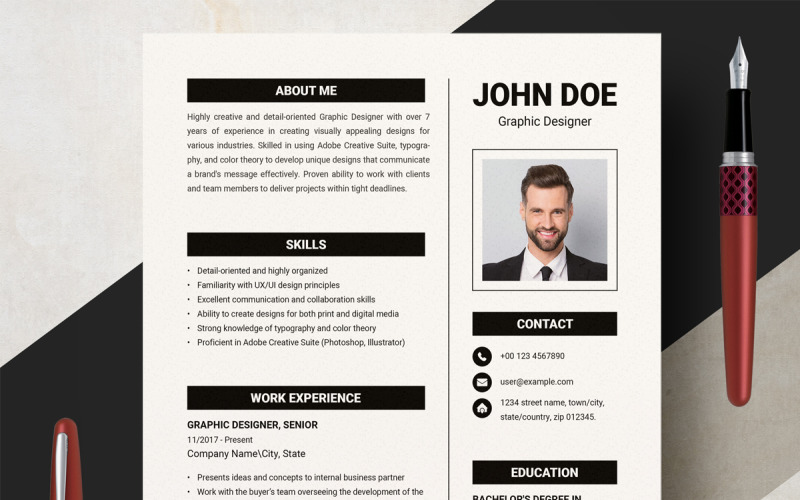 Word Resume & Cover Letter Template Resume Template