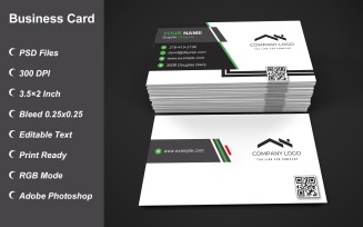 Visiting Card Template with Customizable Designs - 375