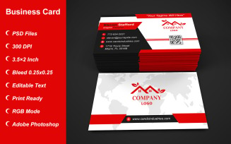 Visiting Card Template with Customizable Designs - 376