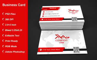 Visiting Card Template with Customizable Designs - 377