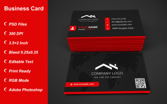 Visiting Card Template with Customizable Designs - 379