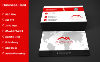 Visiting Card Template with Customizable Designs - 380