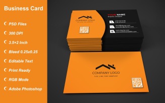 Visiting Card Template with Customizable Designs - 383