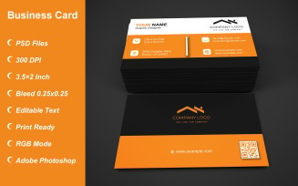 Visiting Card Template with Customizable Designs - 384