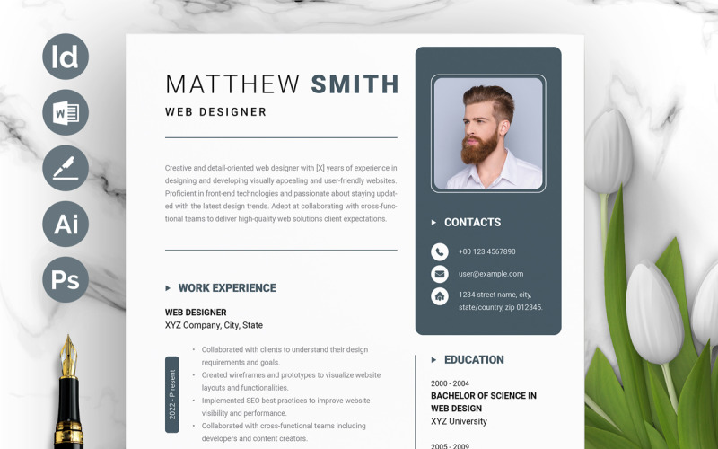 Classic Creative Resume Template