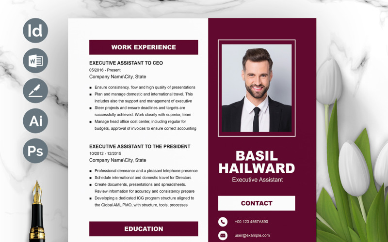 Modern Infographic Resume Template